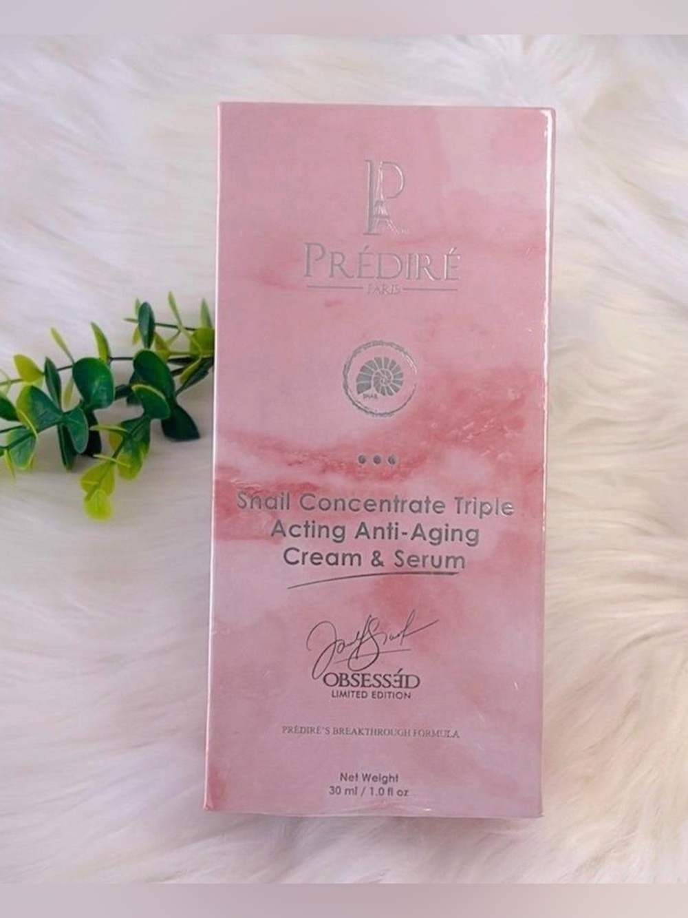 Predire Snail Concentrate Triple Acting Firming Cream & Serum Duo ~Retail $1200